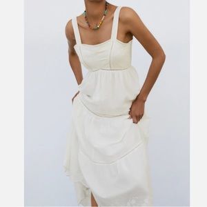 NWT ZARA cotten summer midi dress size XL